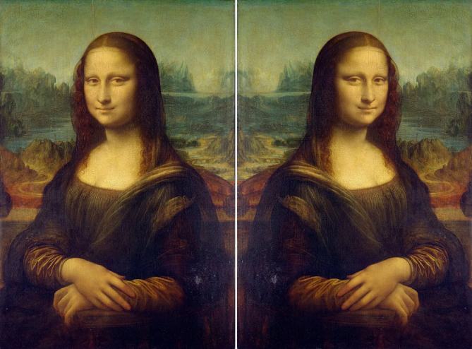 Mona Lisa Flipped Example