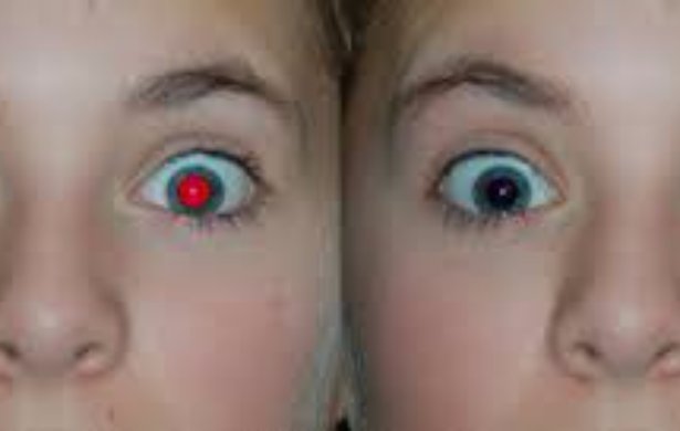 How To Correct Red Eye picture