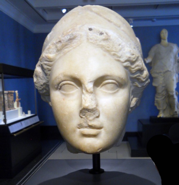 Head_of_Athena_Getty_Villa - public domain images