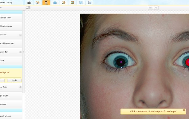 Fix Red Eye In 4 Steps
